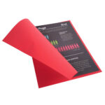 EXACOMPTA Paquet de 100 sous-chemises ROCK'S en carte 80 grammes coloris framboise – Image 3