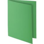 EXACOMPTA Paquet de 100 sous-chemises ROCK'S en carte 80 grammes coloris Vert sapin – Image 2