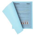 EXACOMPTA Paquet de 100 chemises SUPER 180 en carte 160 grammes coloris Bleu clair – Image 3