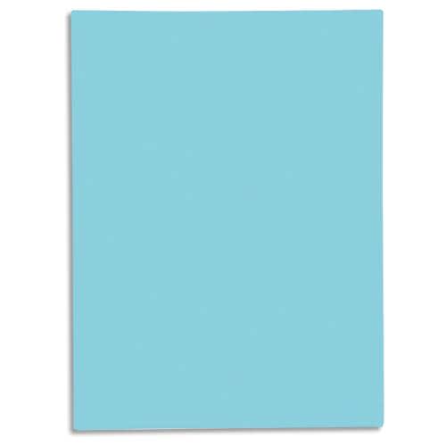 235486_d1.jpg EXACOMPTA Paquet de 50 chemises 1 rabat SUPER 250 en carte 210 grammes Bleu clair – Image 1