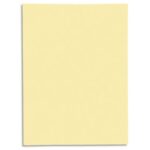 EXACOMPTA Paquet de 50 chemises 1 rabat SUPER 250 en carte 210 grammes Jaune