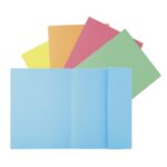 EXACOMPTA Paquet de 50 chemises 1 rabat SUPER 250 en carte 210 grammes assortis pastel – Image 3