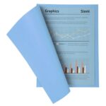 EXACOMPTA Paquet de 100 chemises SUPER 250 en carte 210 grammes coloris Bleu vif – Image 3