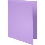 EXACOMPTA Paquet de 100 chemises SUPER 250 en carte 210 grammes coloris lilas – Image 2