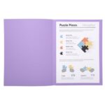 EXACOMPTA Paquet de 100 chemises SUPER 250 en carte 210 grammes coloris lilas – Image 4