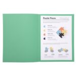 EXACOMPTA Paquet de 100 chemises SUPER 250 en carte 210 grammes coloris Vert vif – Image 4