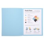 EXACOMPTA Paquet de 100 chemises SUPER 250 en carte 210 grammes coloris Bleu clair – Image 4