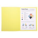 EXACOMPTA Paquet de 100 chemises SUPER 250 en carte 210 grammes coloris Jaune canari – Image 4