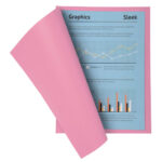 EXACOMPTA Paquet de 100 chemises SUPER 250 en carte 210 grammes coloris Rose – Image 3