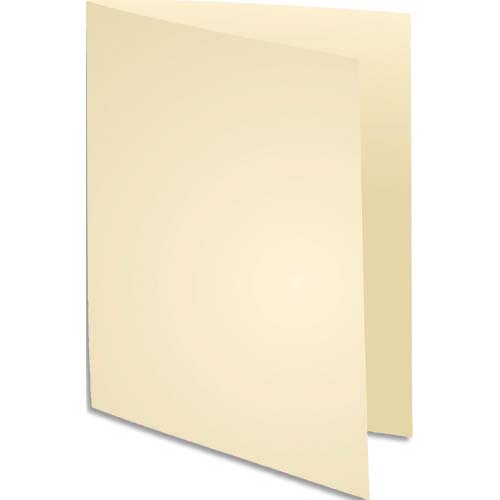 235644_d1.jpg EXACOMPTA Paquet de 100 chemises SUPER 250 en carte 210 grammes coloris Ivoire – Image 1