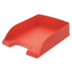 LEITZ Corbeille à courrier Leitz Plus standard - Rouge clair - Dim L25,5 x H7 x P36 cm