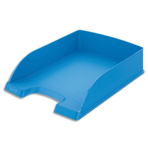 238497_d1.jpg LEITZ Corbeille à courrier Leitz Plus standard - Bleu clair - Dim L25,5 x H7 x P36 cm – Image 1