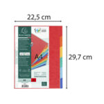 EXACOMPTA Jeu d'intercalaires 6 positions en carte lustrée 3/10e format A4 225g – Image 3