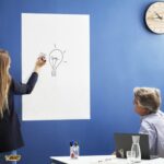 BIC Velleda Tableau Rouleau Adhésif Effaçable à Sec (100 x 200 cm) - Blanc, Lot de 1 – Image 2