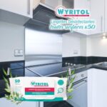 WYRITOL Paquet de 50 Lingettes Désinfectantes multi-usages à l'essence de Niaouli – Image 3