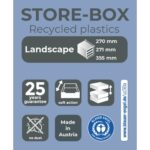 EXACOMPTA Module de classement 5 tiroirs BIG BOX. Coloris Noir. Dim : L27 x H27,1 x P35,5 cm – Image 4