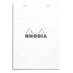 RHODIA Bloc de direction 160 pages n°16 14,8x21cm 5x5. Couverture Blanche