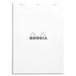RHODIA Bloc de direction 160 pages n°18 21x29,7cm 5x5. Couverture Blanche