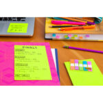 POST-IT Lots de 3 blocs Notes Super Sticky POST-IT® COSMIC 70 feuilles 101 x 101 mm – Image 3