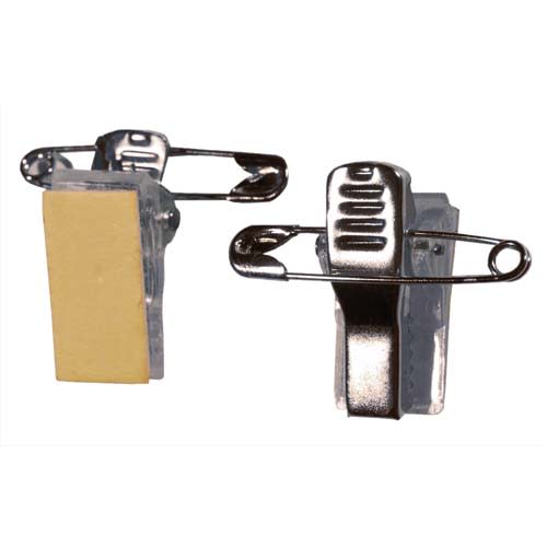281734_d1.jpg EVOLIS Pack de 100 Clip Adhésif métal/Pince pour Badgy 100/200 1440001 – Image 1