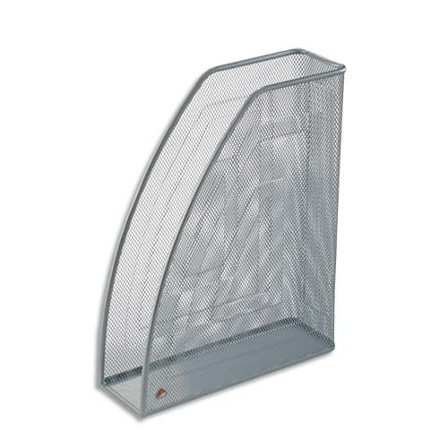 282247_d1.jpg ALBA Porte-revues en métal argenté MESHMAG M – Image 1