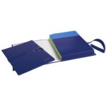 EXACOMPTA Chemise extensible Extensor, grand rabat en pied, balacolor Bleu finition imitation cuir – Image 3