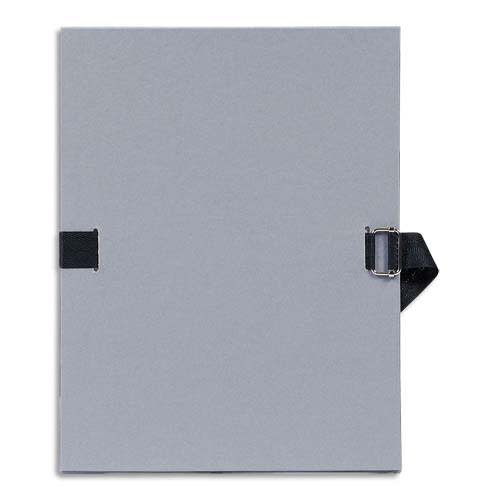 286037_d1.jpg EXACOMPTA Chemise extensible Varia 2230, recouverte de papier grainé Gris – Image 1