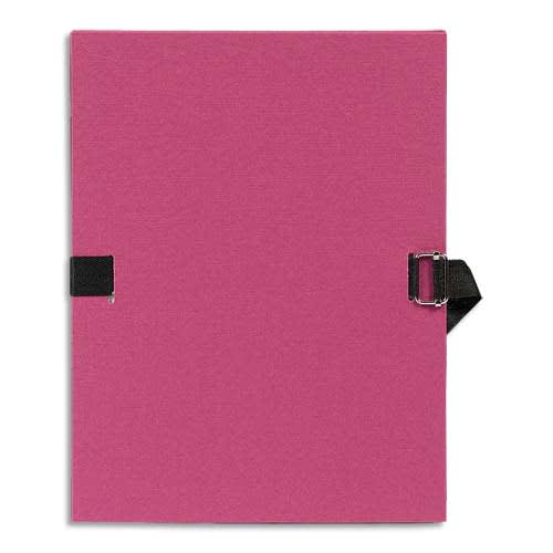 286045_d1.jpg EXACOMPTA Chemise extensible Varia 2230, recouverte de papier grainé Bordeaux – Image 1