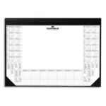 DURABLE Sous-main avec calendrier 2 ans + semainier - mousse antidérapante - L59 x H42 cm - Noir