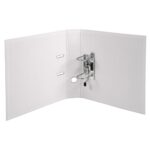 EXACOMPTA Classeur à levier PVC dos de 70mm Blanc – Image 3