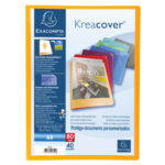 EXACOMPTA Protège-documents personnalisable PP KREACOVER 80 vues assortis – Image 4