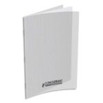 CONQUERANT C9 Cahier piqûre 21x29,7cm 96 pages 90g quadrillé 5x5. Couverture polypropylène incolore