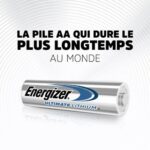 ENERGIZER Pile Ultimate Lithium AA LR6, pack de 4 piles – Image 2
