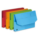 OXFORD Paquet de 25 chemise à poche ULTIMATE en kraft 240g. Pour format A4. Coloris assortis