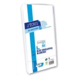 GPV Bloc de 50 enveloppes auto-adhésives 90g blanches format 110x220mm fenêtre 45x100 mm référence 6619
