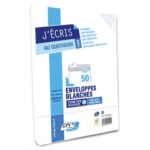 GPV Paquet de 50 enveloppes Blanches auto-adhésives 80 grammes format C5 162x229mm référence 6626