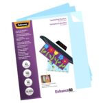 FELLOWES Pack de 100 pochettes A3 dos adhésif 80 microns 5302302 – Image 2