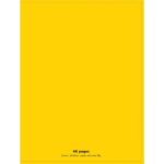 CONQUERANT C9 Cahier piqûre 24x32cm 48 pages 90g grands carreaux Seyès. Couverture polypropylène Jaune
