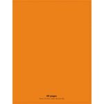 CONQUERANT C9 Cahier piqûre 24x32cm 48 pages 90g grands carreaux Seyès. Couverture polypropylène Orange