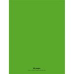 CONQUERANT C9 Cahier piqûre 24x32cm 48 pages 90g grands carreaux Seyès. Couverture polypropylène Vert