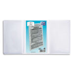 OXFORD Etuis 6 faces pour carte Grise 8,5 x 12,5 cm en PVC 20/100e. Présentation 3 volets