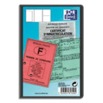 OXFORD Etuis 3 volets multi-papiers voiture, 9 x 14,5 cm, en PVC 30/100e. Présentation 3 volets