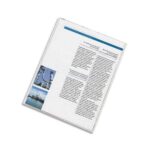 OXFORD Etuis 2 faces carte d'identité 8 x 13 cm en PVC 15/100e. Ouverture par le haut avec encoche