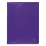 EXACOMPTA Protège-documents polypropylène glossy Iderama, 120 vues/60 pochettes, coloris assortis