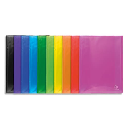 303935_d1.jpg EXACOMPTA Protège-documents polypropylène glossy Iderama, 200 vues/100 pochettes, coloris assortis – Image 1
