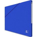 OXFORD Chemise EUROFOLIO ALPINA en carte lustrée 6/10e, 450g. Dos 1,5 cm. Pour format A4. Coloris Bleu