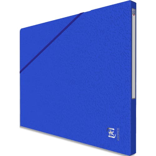 304630_d1.jpg OXFORD Chemise EUROFOLIO ALPINA en carte lustrée 6/10e, 450g. Dos 1,5 cm. Pour format A4. Coloris Bleu – Image 1