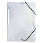 OXFORD Chemise 3 rabats et élastiques Hawaï en polypropylène 5/10e. Coloris incolore