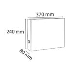 EXACOMPTA Classeur à levier en carton Gris A4 à l'italienne dos 70mm – Image 4