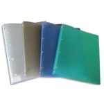Classeur 4 anneaux polypropylène dos 2 cm Assortis translucide Fun